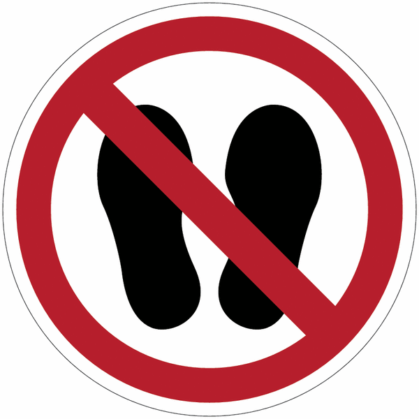 Panneaux chaussures interdites Panneaux chaussures interdites