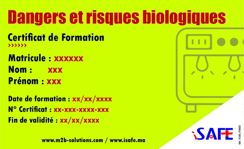 Dangers et risques biologiques