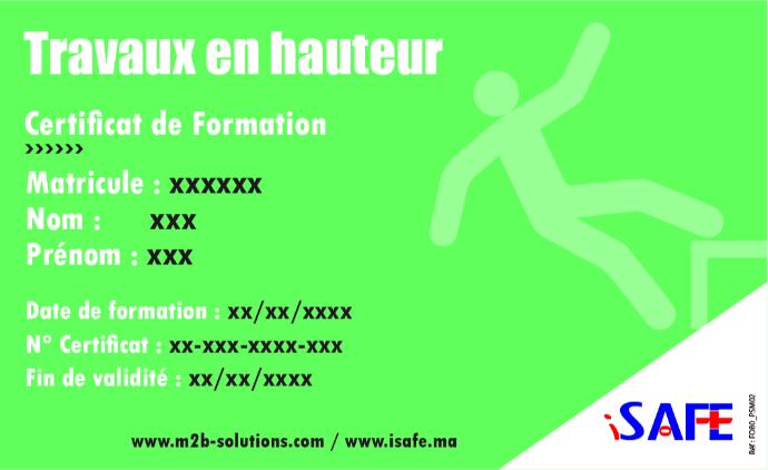 Travaux en hauteur