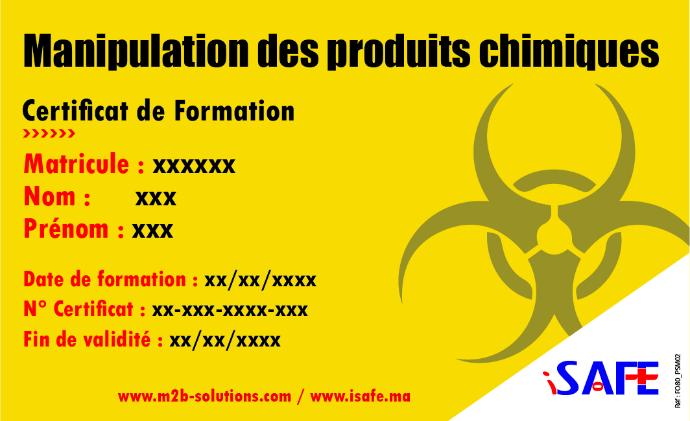 Manipulation des produits chimiques