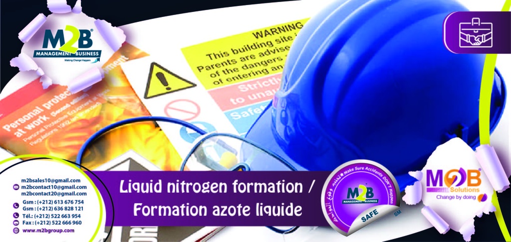 Liquid nitrogen formation / Formation azote liquide
