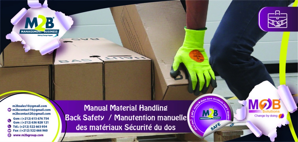 Manual Material Handling Back Safety  / Manutention manuelle des matériaux Sécurité du dos