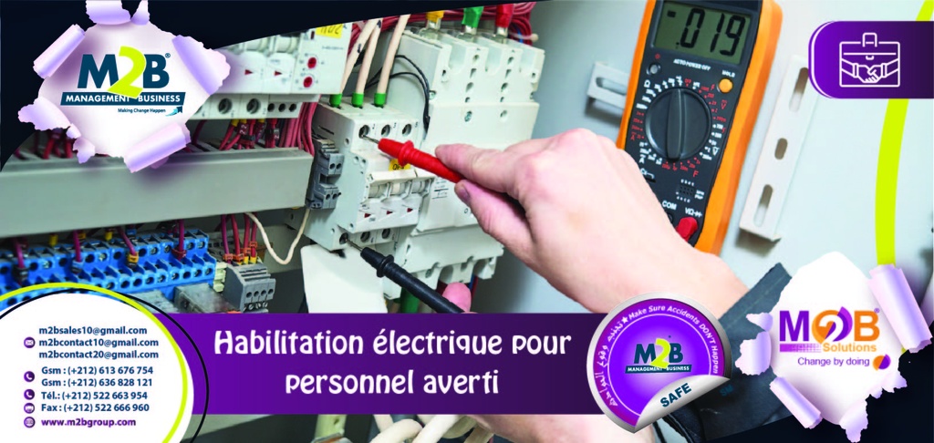 Habilitation électrique pour personnel averti