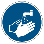 Obligé de se laver les mains