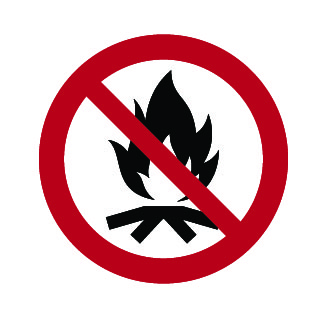 Interdiction Pas de feu de camp P045