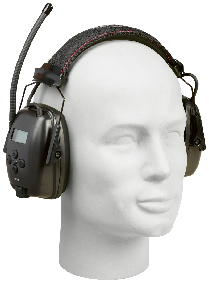 Casque anti-bruit avec récepteur radio