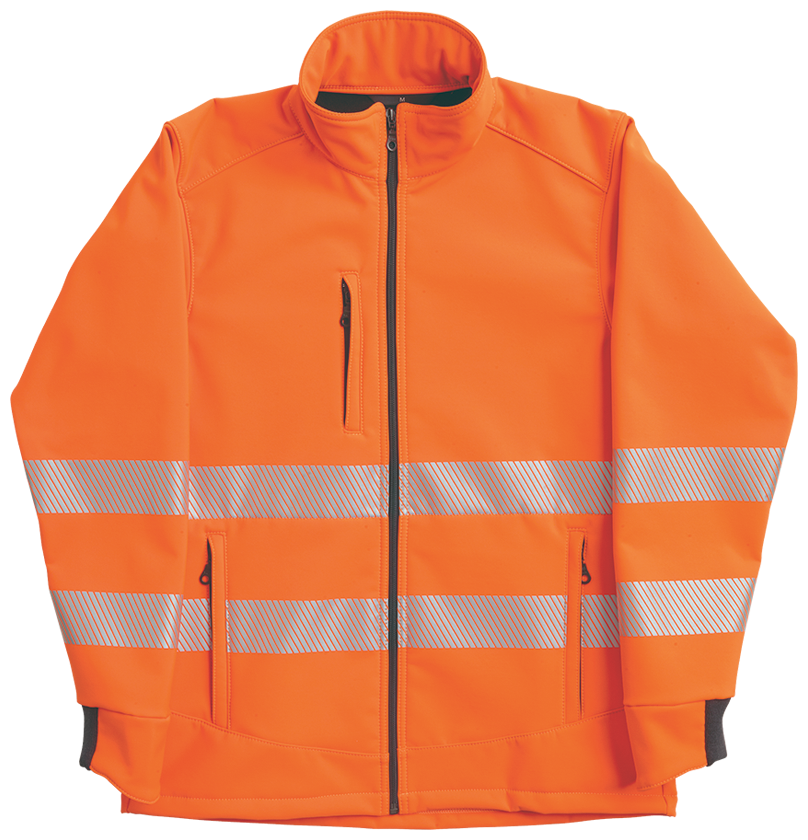 Veste de sécurité fonctionnelle orange vif CORKSHELL REFLEX