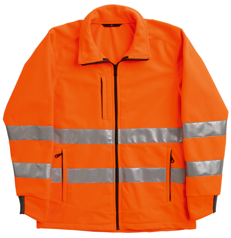 Veste de sécurité orange vif CLIMASOFT REFLEX