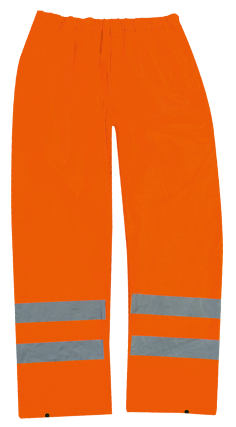 Pantalon de pluie de sécurité léger orange vif RAINFLEX REFLEX