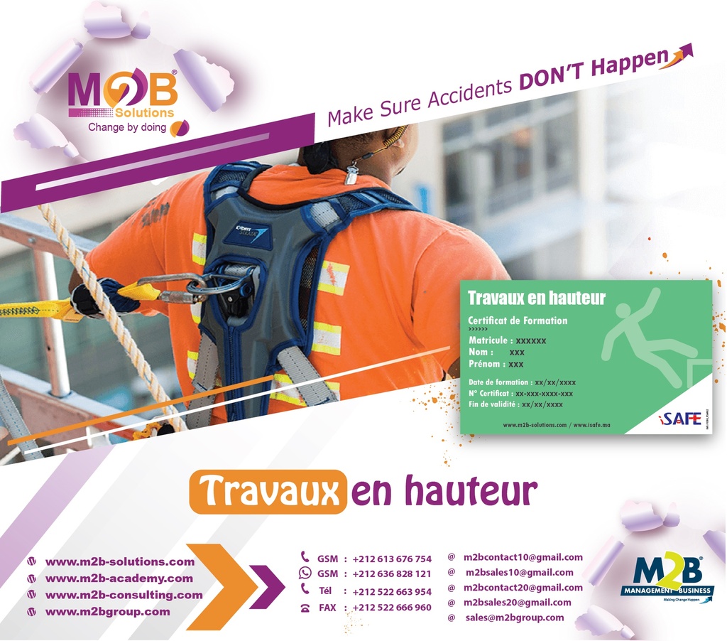 Travaux en hauteur