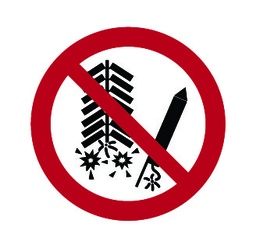 [PSA _SIG_INT_10_P040] Interdiction de ne pas déclencher de feux d'artifice