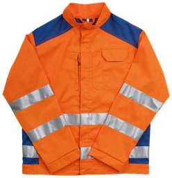 [PSA _EPI_VÊT_10_0022] Veste de sécurité orange vif/bleue SICURELAST REFLEX