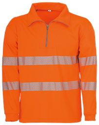 [PSA _EPI_VÊT_10_0028] Sweatshirt de sécurité orange vif BIOACTIVE REFLEX