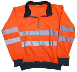 [PSA _EPI_VÊT_10_0029] Sweatshirt de sécurité orange vif BIOACTIVE REFLEX (copie)