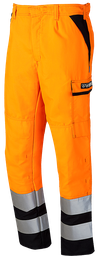 [PSA _EPI_VÊT_10_0036] Pantalon de sécurité multinormes orange vif/bleu foncé SIO-SAFE EXTRA