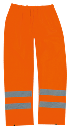 [PSA _EPI_VÊT_10_0062] Pantalon de pluie de sécurité léger orange vif RAINFLEX REFLEX
