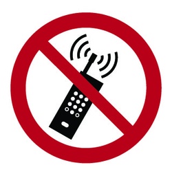 [PSA _SIG_INT_10_P013] Interdiction d'activer des téléphones mobiles