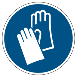 [PSA _SIG_OBL_10_M009] Obligé de porter des gants de protection