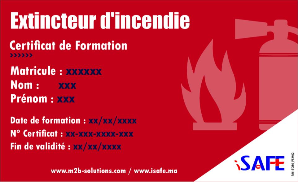 Extincteur d'incendie