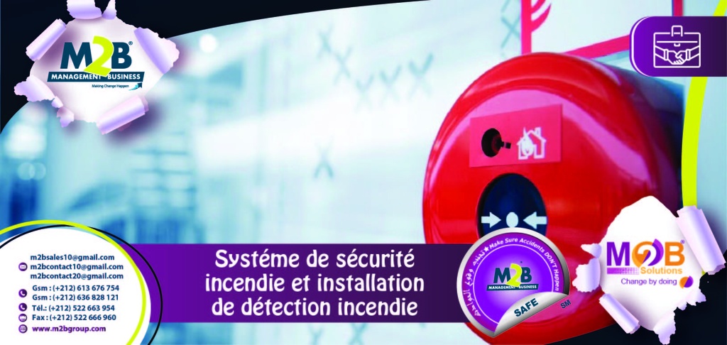 Système de sécurité incendie et installation de détection incendie