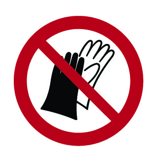 Interdiction de porter de gants
