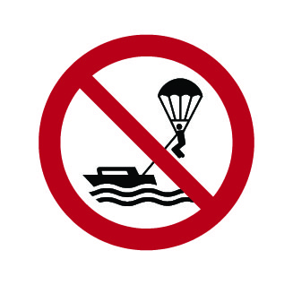 Interdiction de parachute ascensionnel