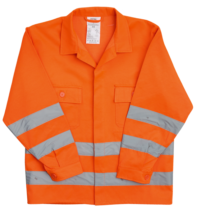 Veste professionnelle de sécurité orange vif PREVENT