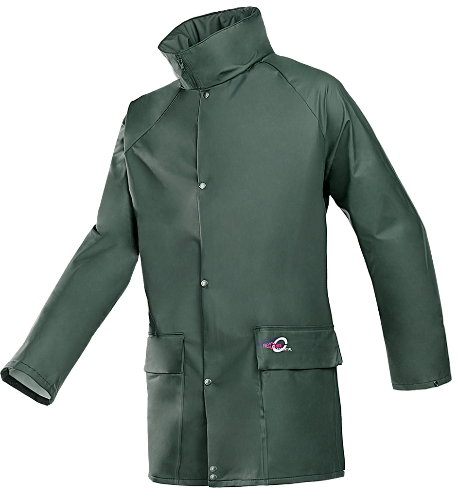 Veste de pluie légère vert olive FLEXOTHANE