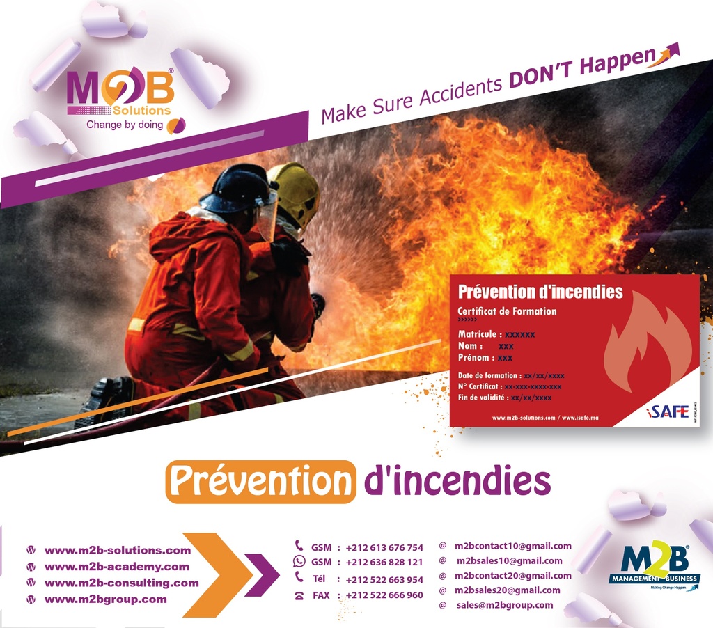 Prévention d'incendies