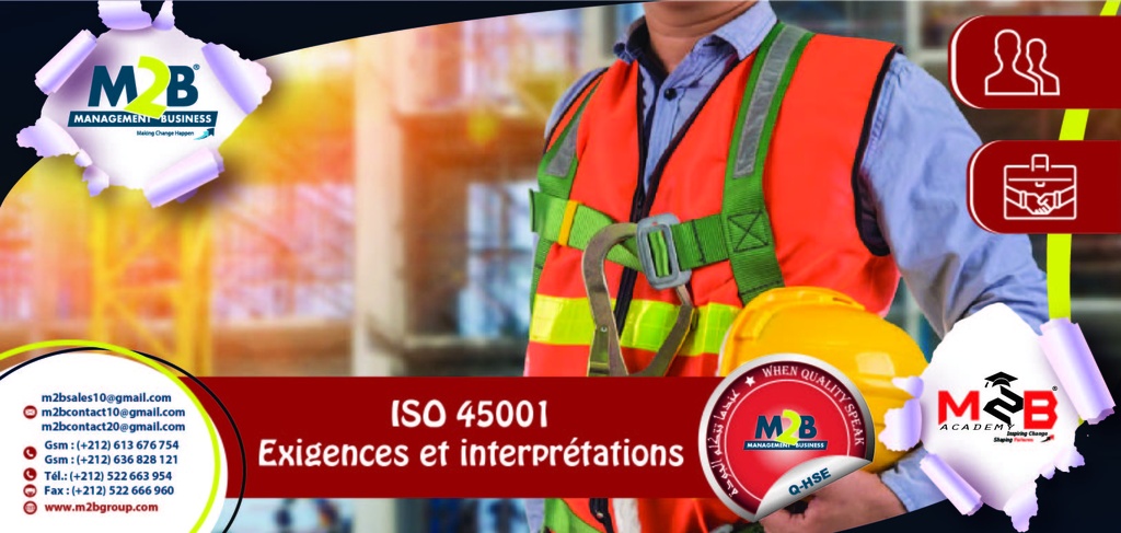 ISO 45001 vs 2018: Systèmes de Management de la Sante et de la Sécurité au Travail